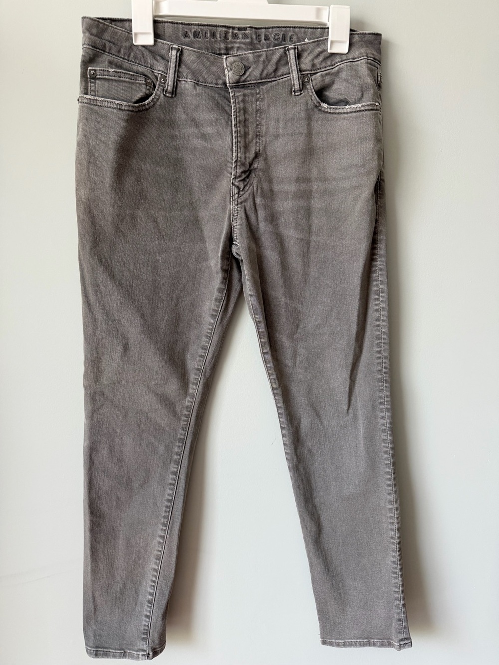 American Eagle Outfitters Men's Gray Skinny Jeans